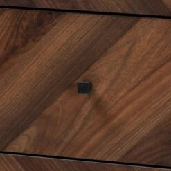 Hartman Wood 5 Drawer Storage Chest Walnut Brown - Baxton Studio -Outlet Baxton Studio Store GUEST ae768395 3056 478e 9945 7552ffe1c667