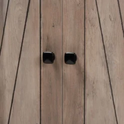 75.4" Derek Wood 2 Door Bookcase Oak - Baxton Studio -Outlet Baxton Studio Store GUEST ae882759 5cf7 4a6b b031 90007b539aa2