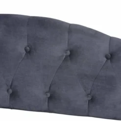 Benjamin Velvet Fabric Upholstered And Wood Daybed - Baxton Studio -Outlet Baxton Studio Store GUEST aeb8010b 3633 47c5 bbbe 6e88e35cb81d