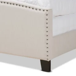 Morgan Fabric Upholstered Panel Bed - Baxton Studio -Outlet Baxton Studio Store GUEST af44d488 b120 42e1 998c 81eefb4c4094