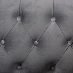 Emma Velvet Upholstered Button Tufted Chesterfield Sofa - Baxton Studio -Outlet Baxton Studio Store GUEST afa8036f 2f74 401d a070 97e449bf25da