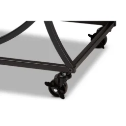 Dania Antique Vintage Industrial Metal And Wood Mobile Wine Bar Cart Black/Walnut - Baxton Studio 11 Dania Antique Vintage Industrial Metal And Wood Mobile Wine Bar Cart Black/Walnut - Baxton Studio -Outlet Baxton Studio Store GUEST b0d74159 3eae 43eb 88d0 ad8a60ed470f