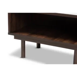 2 Door Meike Two-Tone Wood Shoe Cabinet Walnut/White - Baxton Studio -Outlet Baxton Studio Store GUEST b13ba399 5045 4342 b68d c641d8c9840f