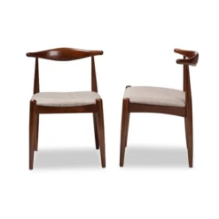 Set Of 2 Aeron Wood Dining Chair Walnut - Baxton Studio -Outlet Baxton Studio Store GUEST b14aa7a0 cbef 4c2f a71a 4abd6d7a37f2