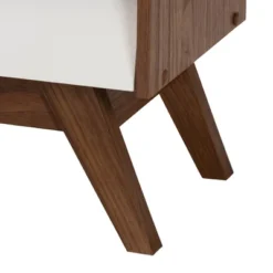 3pc Hildon Two-Tone Wood Storage Set White/Walnut Brown - Baxton Studio -Outlet Baxton Studio Store GUEST b1d148fd 9748 4772 b8e9 c3e8c0024bbd