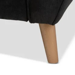 Miranda Mid-Century Modern Fabric Upholstered Sofa Dark Gray - Baxton Studio -Outlet Baxton Studio Store GUEST b4d01530 b767 4b89 a307 d0614f232b96