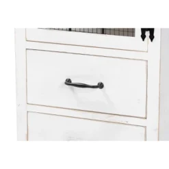 Faron Finished Wood 2 Drawer Storage Cabinet White/Oak Brown - Baxton Studio -Outlet Baxton Studio Store GUEST b573f9d3 751e 475c 86cb c278a0c89b52