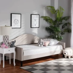 Full Milligan Upholstered Wood Daybed - Baxton Studio 16 Full Milligan Upholstered Wood Daybed - Baxton Studio -Outlet Baxton Studio Store GUEST b5c84d40 f112 4907 b2b7 9bf850ce1e7f