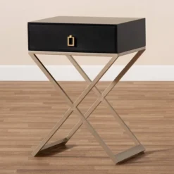 1 Drawer Patricia Brass Tone Metal Nightstand - Baxton Studio 17 1 Drawer Patricia Brass Tone Metal Nightstand - Baxton Studio -Outlet Baxton Studio Store GUEST baccd7f5 eedb 4f45 833a c550ec0ff396