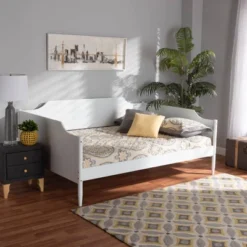 Full Alya Traditional Wood Daybed White - Baxton Studio 11 Full Alya Traditional Wood Daybed White - Baxton Studio -Outlet Baxton Studio Store GUEST bc729150 b61b 4fb2 b14f 43a11069ebc9