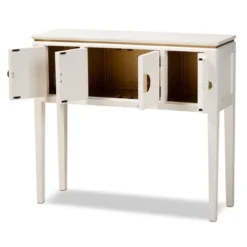 Aiko Wood Console Table White - Baxton Studio 15 Aiko Wood Console Table White - Baxton Studio -Outlet Baxton Studio Store GUEST bc8d3eed f8e6 4168 a4fc 63694efed41d
