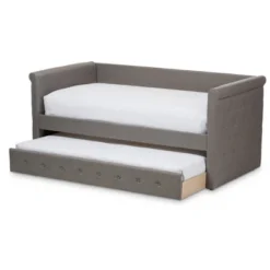 Twin Alena Modern And Contemporary Fabric Daybed With Trundle - Baxton Studio -Outlet Baxton Studio Store GUEST bdbaec9b fad4 4db6 8ca3 ed9950f843c4