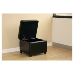 Full Leather Small Storage Cube Ottoman Black - Baxton Studio 7 Full Leather Small Storage Cube Ottoman Black - Baxton Studio -Outlet Baxton Studio Store GUEST bebf9eae 1e7f 4af9 a8ba 016022804f24