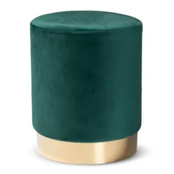 Chaela Velvet Metal Ottoman - Baxton Studio 15 Chaela Velvet Metal Ottoman - Baxton Studio -Outlet Baxton Studio Store GUEST bf7c8d03 82d0 4fb6 be74 574321d21046