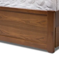 Queen Raurey Modern And Contemporary Walnut Finished Storage Platform Bed Brown - Baxton Studio -Outlet Baxton Studio Store GUEST c3228b78 9fd3 4d77 b0c3 3fc5afa0ae7c