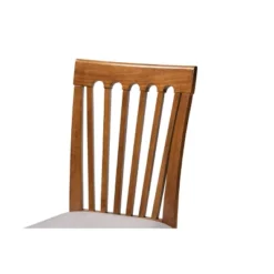 Set Of 2 Minette Fabric Upholstered Wood Dining Chairs Gray/Walnut - Baxton Studio -Outlet Baxton Studio Store GUEST c37e85ad 2d31 479d a82a 37464a016e23