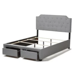 Aubrianne Modern And Contemporary Fabric Upholstered Storage Bed Gray - Baxton Studio -Outlet Baxton Studio Store GUEST c437f759 9eb9 4aa3 9265 e68e1db48c1a