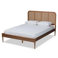 Queen Elston Wood And Synthetic Rattan Platform Bed - Baxton Studio 22 Queen Elston Wood And Synthetic Rattan Platform Bed - Baxton Studio -Outlet Baxton Studio Store GUEST c480d7a9 b0a9 4d9f 97f9 5ed8e35e8bfc