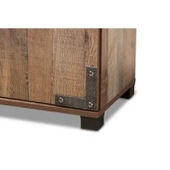 2 Door Cyrille Wood Shoe Cabinet Brown - Baxton Studio -Outlet Baxton Studio Store GUEST c5036d96 dc54 4d54 9497 64bf60615cef