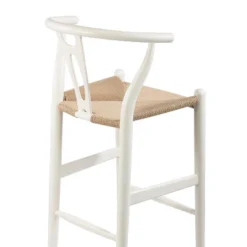 Mid-Century Modern Wishbone Barstool Wood White - Baxton Studio 6 Mid-Century Modern Wishbone Barstool Wood White - Baxton Studio -Outlet Baxton Studio Store GUEST c50e4892 629e 4416 865f 7c5b6aac0a8a