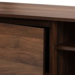 Landen Mid-Century Modern Wood TV Stand For TVs Up To 65" Walnut/Gold/Brown - Baxton Studio -Outlet Baxton Studio Store GUEST c6961fef 5009 4e12 a85a d51bf7ac6af8