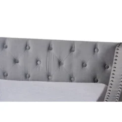 Raphael Velvet Fabric Upholstered Daybed With Trundle - Baxton Studio -Outlet Baxton Studio Store GUEST c6c25c6b 0657 41a0 9fe3 c04a931adbbc