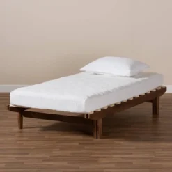 King Hiro Wood Expandable Bed Frame Walnut - Baxton Studio 17 King Hiro Wood Expandable Bed Frame Walnut - Baxton Studio -Outlet Baxton Studio Store GUEST c6da8e9f 9699 414a 9dcd 258249ebd505