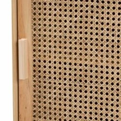 Maclean Rattan Wood 1 Door Nightstand Natural/Brown - Baxton Studio -Outlet Baxton Studio Store GUEST c6e4acb6 de38 4050 b1a0 35e15dc0c3b7