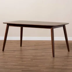 Edna Wood Dining Table Walnut - Baxton Studio -Outlet Baxton Studio Store GUEST c7d8cc82 a376 4d97 ad9b e65d5e0c1f7f