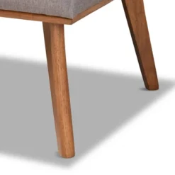 4pc Odessa Mid-Century Modern Fabric Upholstered Wood Dining Nook Set Walnut/Brown - Baxton Studio -Outlet Baxton Studio Store GUEST caa6accc cd97 4dc6 a865 1851b8980e25