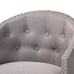 2pc Theron Fabric And Wood Swivel Counter Stool Set - Baxton Studio -Outlet Baxton Studio Store GUEST cc74d1a2 b8b6 42f2 bdbe f369f140f39f