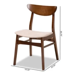 Set Of 4 Parlin Dining Chair - Baxton Studio -Outlet Baxton Studio Store GUEST cd86abd4 5877 4b6a a2c0 8147025e4870
