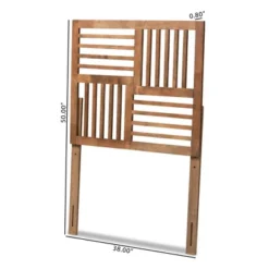 Adler Wood Headboard Walnut - Baxton Studio -Outlet Baxton Studio Store GUEST cebed97f 97ea 4823 be2a 1195a33364a2