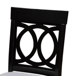 5pc Verina Upholstered Espresso Wood - Baxton Studio -Outlet Baxton Studio Store GUEST d02dd80b 6618 4593 af16 cccdad47b2a7