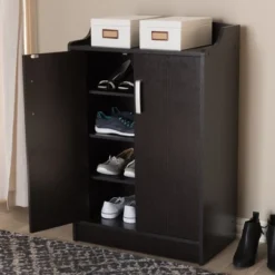 Verdell Modern And Contemporary Finished Shoe Cabinet Dark Brown - Baxton Studio 15 Verdell Modern And Contemporary Finished Shoe Cabinet Dark Brown - Baxton Studio -Outlet Baxton Studio Store GUEST d0539bac 2646 4942 a926 5a6988e56077