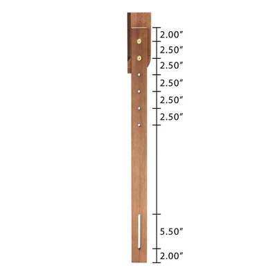 Twin Iden Fabric Upholstered Wood Headboard Dark Gray/Walnut Brown - Baxton Studio 6 Twin Iden Fabric Upholstered Wood Headboard Dark Gray/Walnut Brown - Baxton Studio - Image 6