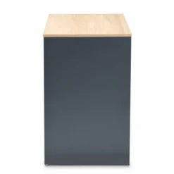 Reed 2 Drawer Wood Computer Desk - Gray/White - Baxton Studio -Outlet Baxton Studio Store GUEST d2a9d6a2 80ff 4f4d 9362 f9806e3b1ef1