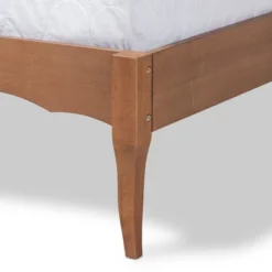 Marieke Wood Bed Frame Ash Walnut - Baxton Studio -Outlet Baxton Studio Store GUEST d454e1fd 15aa 48a3 90df 29370d1db594