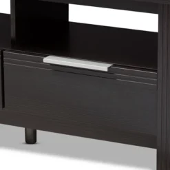 Elaine Modern And Contemporary Finished TV Stand For TVs Up To 60" Dark Brown - Baxton Studio -Outlet Baxton Studio Store GUEST d4719e54 04ec 40f0 89b9 35268e731596