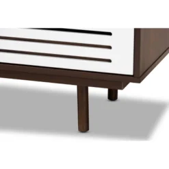 6 Drawer Wood Dresser And Meike Two-Tone Walnut/White - Baxton Studio -Outlet Baxton Studio Store GUEST d52a8a8b 9f45 41b1 908d c7c871933660