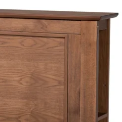 Danielle Wood Platform Storage Bed With Built-In Shelves Ash Walnut - Baxton Studio -Outlet Baxton Studio Store GUEST d53bfaf8 f2b4 468b a723 9016a7ef8395