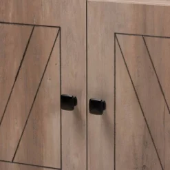 51.8" 3 Tier Derek Wood Bookcase Oak - Baxton Studio -Outlet Baxton Studio Store GUEST d585ba19 4268 458d b73f 2b1845b982ce