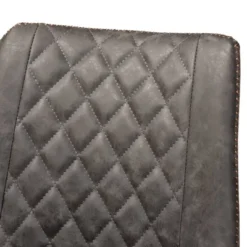 Set Of 2 Loire Faux Leather Upholstered Dining Chair Gray/Black - Baxton Studio -Outlet Baxton Studio Store GUEST d5fc9618 f7df 43d0 952b f0590cf2baaf