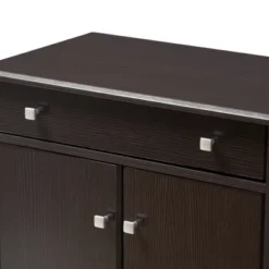 Dariell Modern And Contemporary Finished Shoe Cabinet Dark Brown - Baxton Studio -Outlet Baxton Studio Store GUEST d766edb9 2da2 45f0 8be7 7b689f5cc2ab