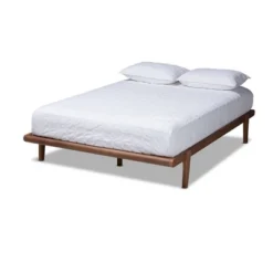 Kaia Finished Wood Platform Bed Frame - Baxton Studio -Outlet Baxton Studio Store GUEST d7d7057a edcd 42ea 990c bc8265e5f199