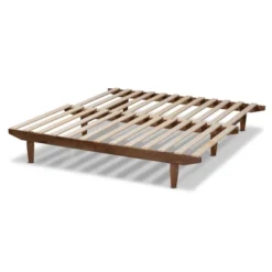 King Hiro Wood Expandable Bed Frame Walnut - Baxton Studio 13 King Hiro Wood Expandable Bed Frame Walnut - Baxton Studio -Outlet Baxton Studio Store GUEST de8e9dfc dd17 46fc 8539 edef867edf6f
