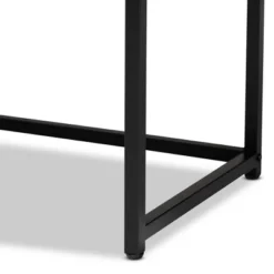 Ardon Bohemian Wood And Metal 2 Door Storage Cabinet With Rattan Light Brown/Black - Baxton Studio -Outlet Baxton Studio Store GUEST debb6005 ea2e 447f 99bd 7d1e404813f3