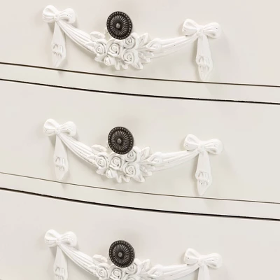 Callen Wood 4 Drawer Nightstand White - Baxton Studio 5 Callen Wood 4 Drawer Nightstand White - Baxton Studio - Image 5