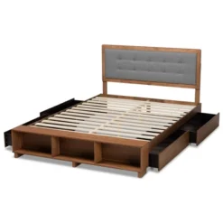 4 Drawer Cosma Transitional Wood Platform Storage Bed - Baxton Studio -Outlet Baxton Studio Store GUEST dfd761f6 7590 4146 832e cd37ceb03ac0