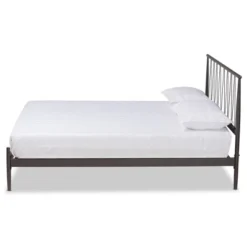 Samir Metal Platform Bed Black - Baxton Studio -Outlet Baxton Studio Store GUEST dff0c95a 4a79 446e 8c39 070a4f34e89d